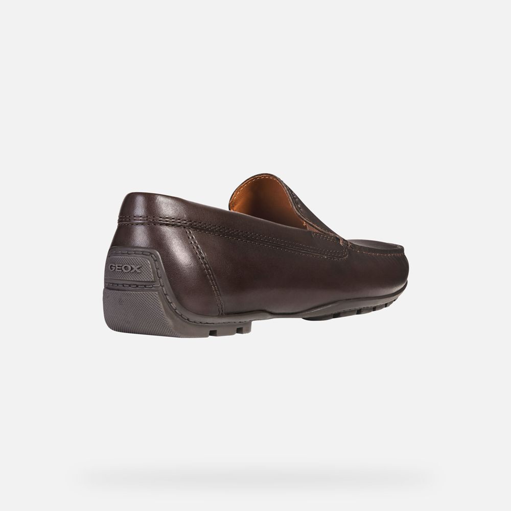 Mocassin Geox Moner 2Fit - Marron Foncé - Homme 396014-UEW